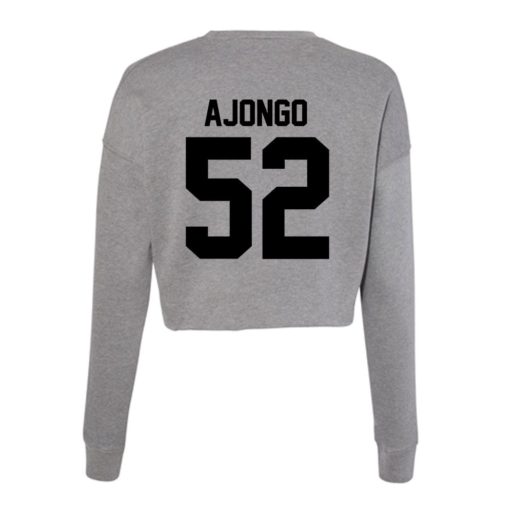 Wake Forest - NCAA Football : Uber Ajongo - Women's Cropped Crew Fleece-1