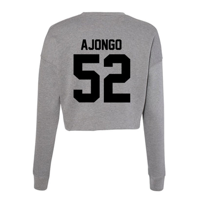 Wake Forest - NCAA Football : Uber Ajongo - Women's Cropped Crew Fleece-1