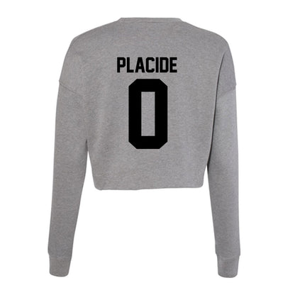 Wake Forest - NCAA Men's Basketball : Gallagher Placide - Women's Cropped Crew Fleece-1