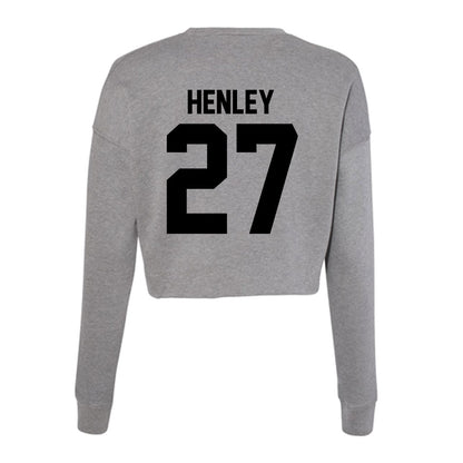 Wake Forest - NCAA Football : Ryan Henley - Women's Cropped Crew Fleece-1