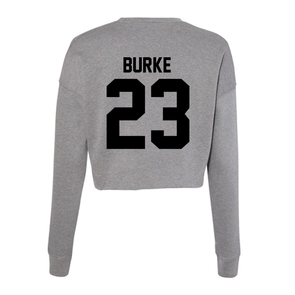 Wake Forest - NCAA Women's Volleyball : Catherine Burke - Women's Cropped Crew Fleece-1