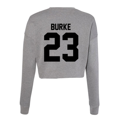 Wake Forest - NCAA Women's Volleyball : Catherine Burke - Women's Cropped Crew Fleece-1