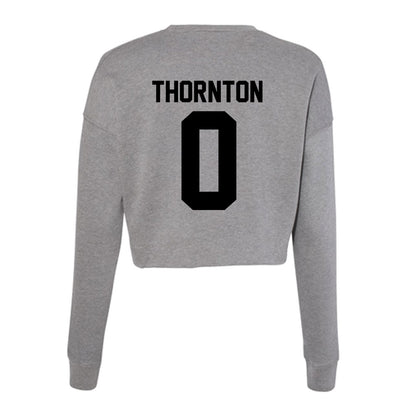 Wake Forest - NCAA Women's Soccer : Lizzie Thornton - Women's Cropped Crew Fleece-1