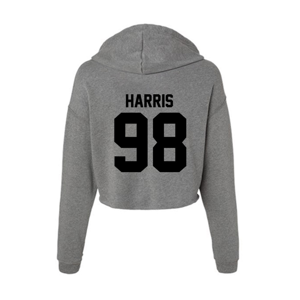 Wake Forest - NCAA Football : Christian Harris - Women's Crop Fleece Hoodie-1