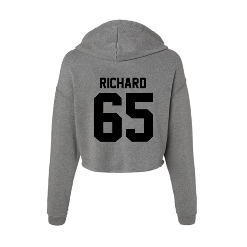 Wake Forest - NCAA Football : Clinton Richard - Women's Crop Fleece Hoodie-1