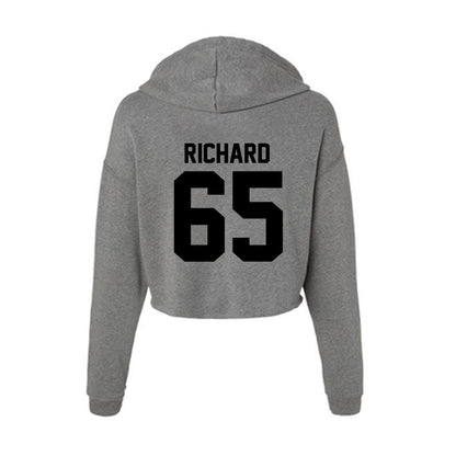 Wake Forest - NCAA Football : Clinton Richard - Women's Crop Fleece Hoodie-1