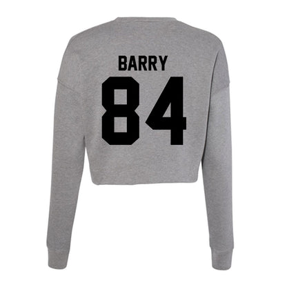 Wake Forest - NCAA Football : Dominick Barry - Women's Cropped Crew Fleece-1