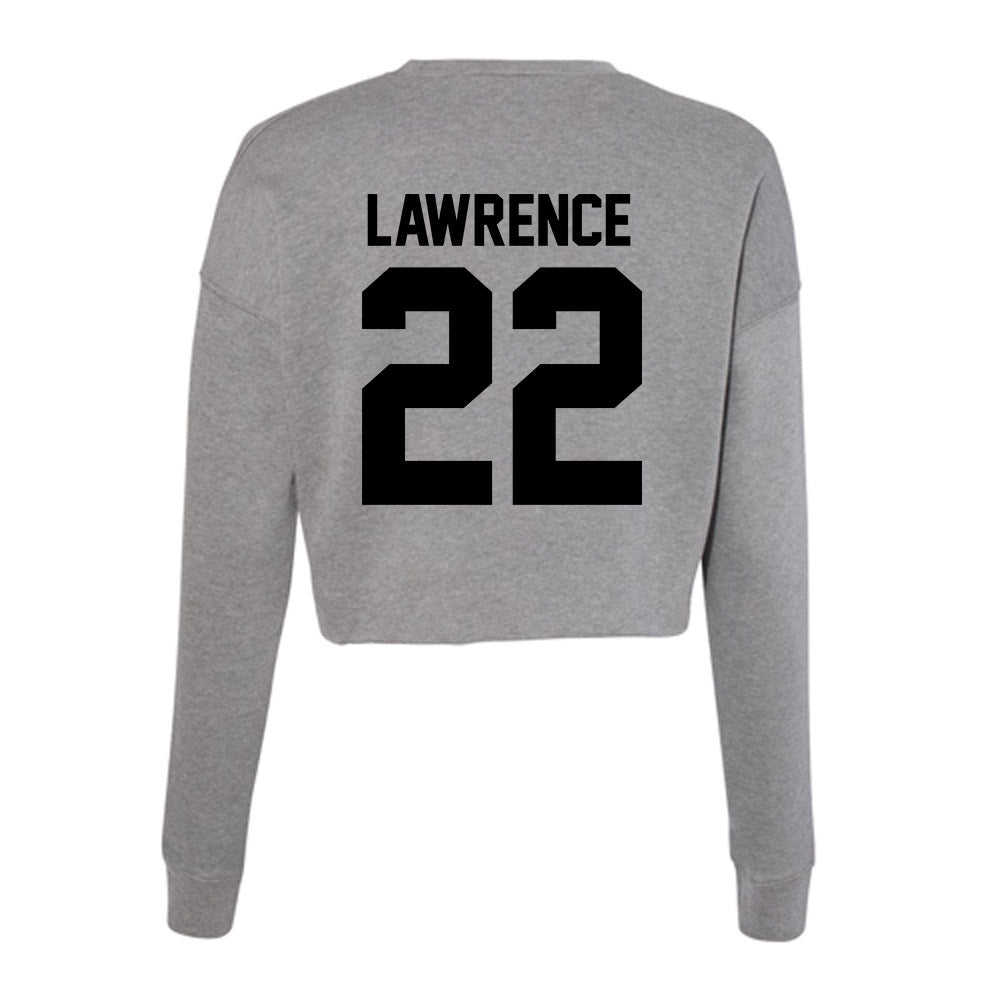 Wake Forest - NCAA Football : Deuce Lawrence - Women's Cropped Crew Fleece-1