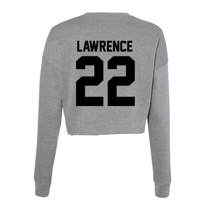 Wake Forest - NCAA Football : Deuce Lawrence - Women's Cropped Crew Fleece-1