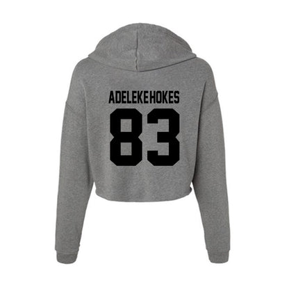 Wake Forest - NCAA Football : Kobe Adeleke-Hokes - Women's Crop Fleece Hoodie-1