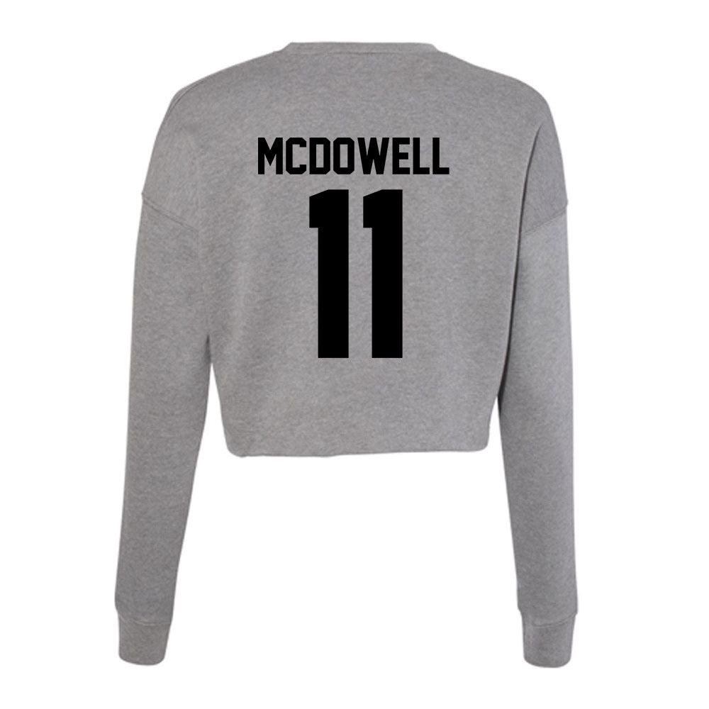 Wake Forest - NCAA Men's Basketball : Jamari McDowell - Women's Cropped Crew Fleece-1