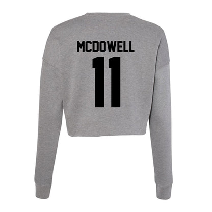 Wake Forest - NCAA Men's Basketball : Jamari McDowell - Women's Cropped Crew Fleece-1