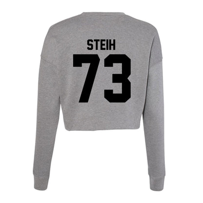 Wake Forest - NCAA Football : George Steih - Women's Cropped Crew Fleece-1