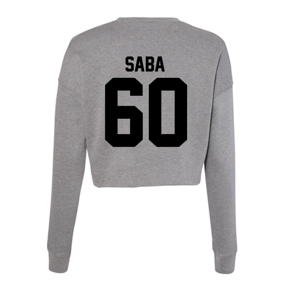 Wake Forest - NCAA Football : Will Saba - Women's Cropped Crew Fleece-1