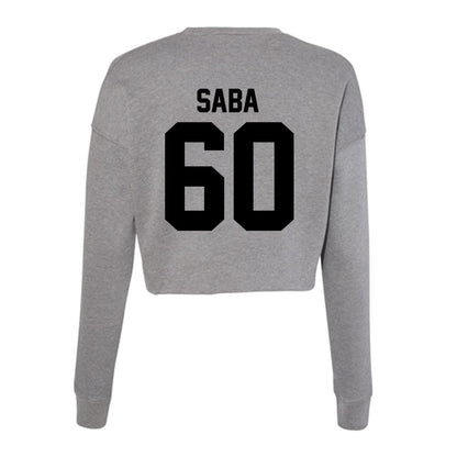 Wake Forest - NCAA Football : Will Saba - Women's Cropped Crew Fleece-1