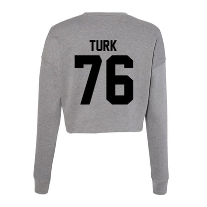 Wake Forest - NCAA Football : Fletcher Turk - Women's Cropped Crew Fleece-1