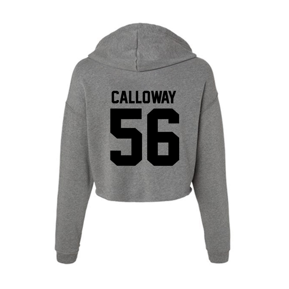 Wake Forest - NCAA Football : Ethan Calloway - Women's Crop Fleece Hoodie-1