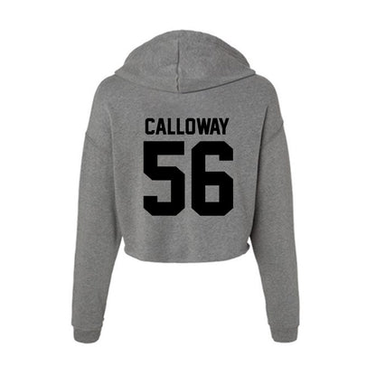 Wake Forest - NCAA Football : Ethan Calloway - Women's Crop Fleece Hoodie-1