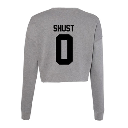 Wake Forest - NCAA Football : Brady Shust - Women's Cropped Crew Fleece-1