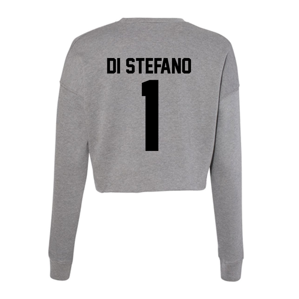 Wake Forest - NCAA Men's Soccer : John Di Stefano - Women's Cropped Crew Fleece-1