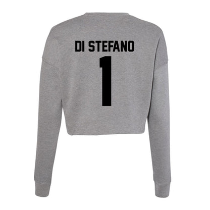 Wake Forest - NCAA Men's Soccer : John Di Stefano - Women's Cropped Crew Fleece-1