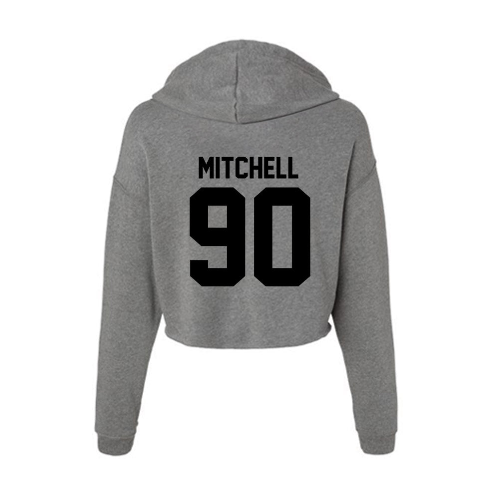 Wake Forest - NCAA Football : Sydir Mitchell - Women's Crop Fleece Hoodie-1