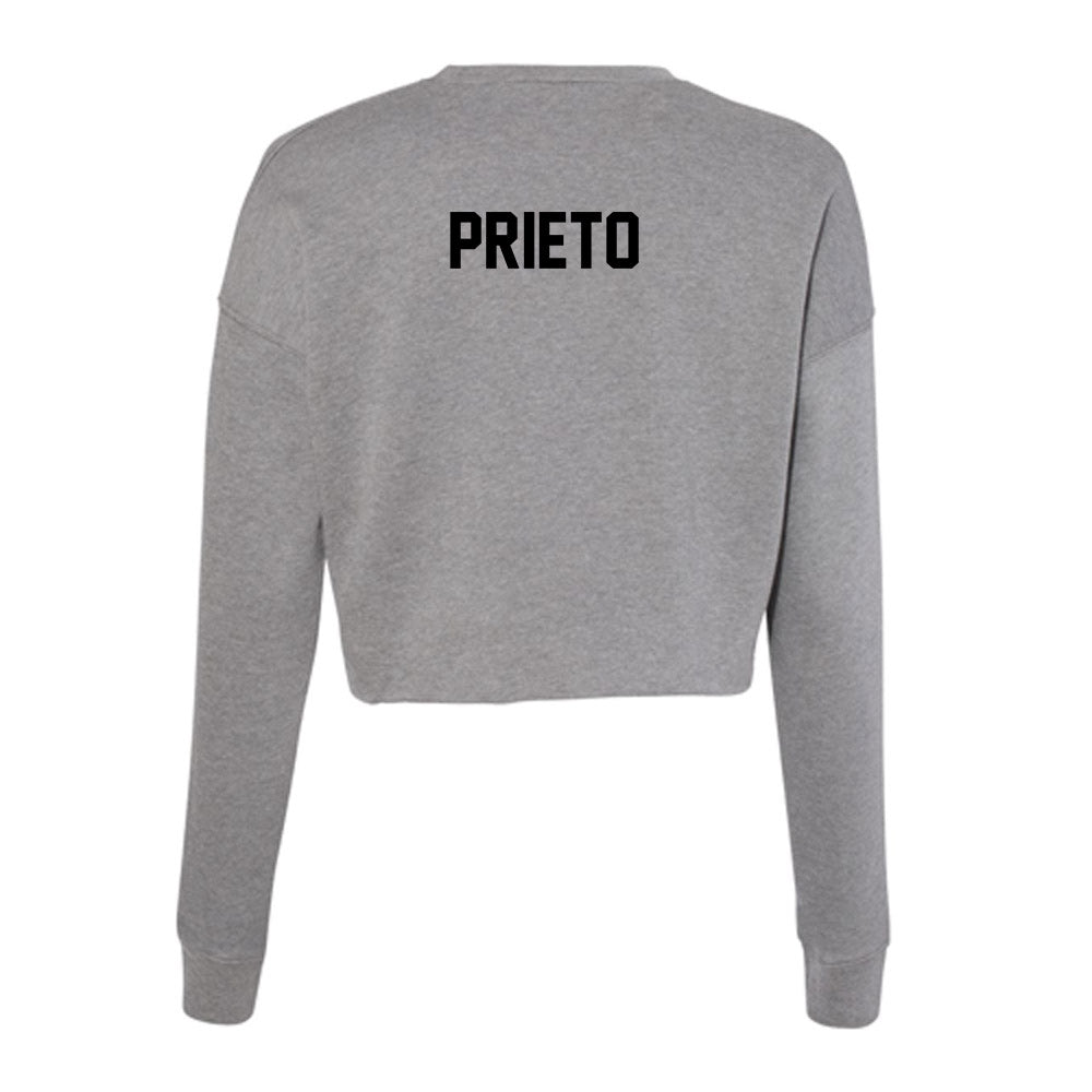 Wake Forest - NCAA Men's Golf : Nicholas Prieto - Women's Cropped Crew Fleece-1