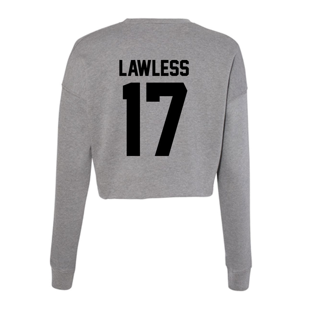 Wake Forest - NCAA Football : Grant Lawless - Women's Cropped Crew Fleece-1