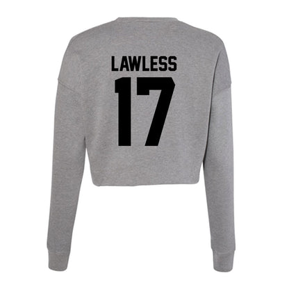 Wake Forest - NCAA Football : Grant Lawless - Women's Cropped Crew Fleece-1
