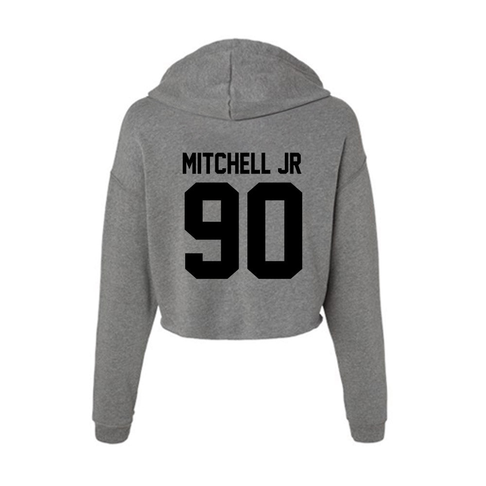 Wake Forest - NCAA Football : Sydir Mitchell jr - Women's Crop Fleece Hoodie-1