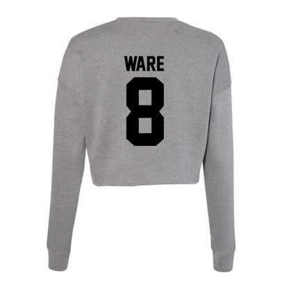Wake Forest - NCAA Women's Basketball : Breauna Ware - Women's Cropped Crew Fleece-1