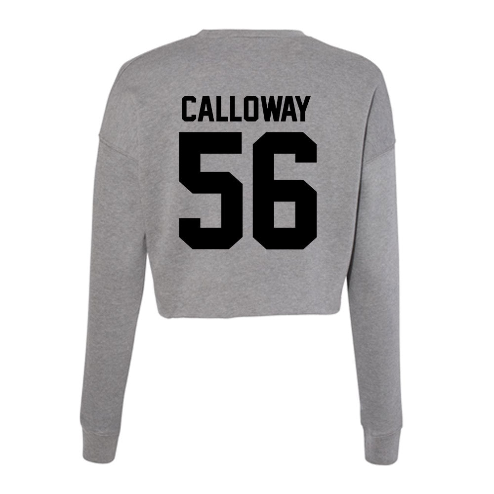Wake Forest - NCAA Football : Ethan Calloway - Women's Cropped Crew Fleece-1