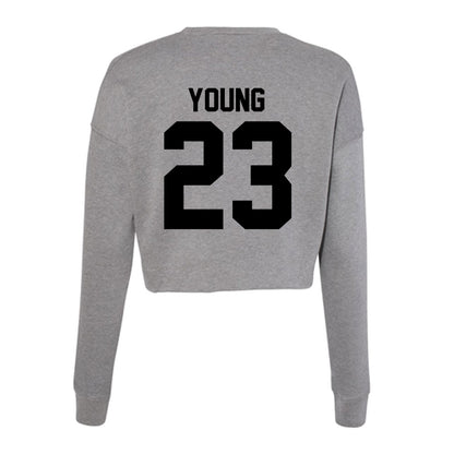 Wake Forest - NCAA Men's Soccer : Chandler Young - Women's Cropped Crew Fleece-1