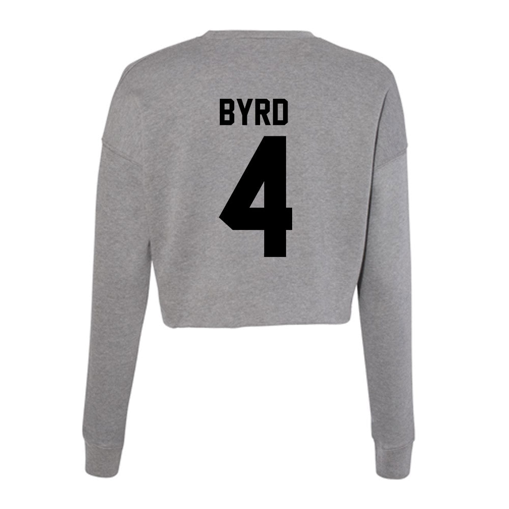 Wake Forest - NCAA Women's Basketball : Ramiyah Byrd - Women's Cropped Crew Fleece-1