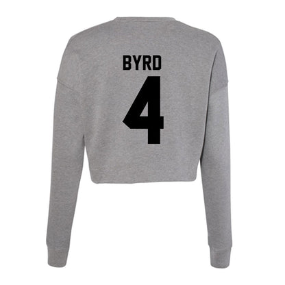 Wake Forest - NCAA Women's Basketball : Ramiyah Byrd - Women's Cropped Crew Fleece-1