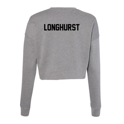 Wake Forest - NCAA Men's Cross Country : Whit Longhurst - Women's Cropped Crew Fleece-1