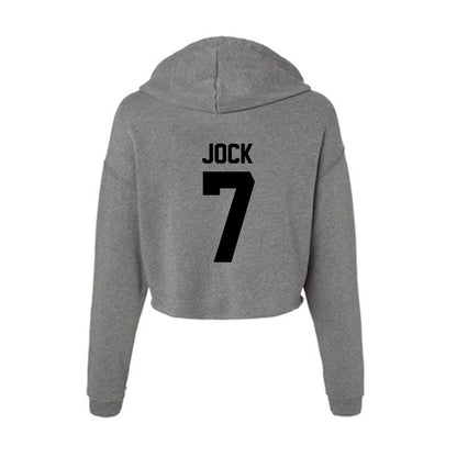 Wake Forest - NCAA Football : Buom Jock - Women's Crop Fleece Hoodie-1