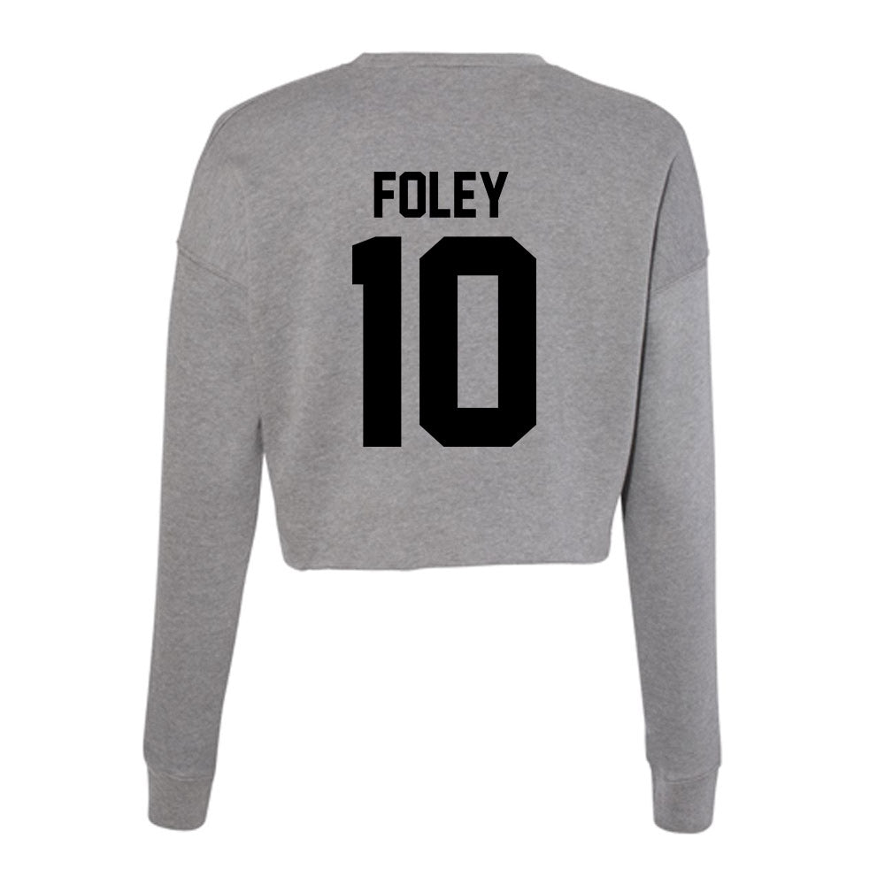 Wake Forest - NCAA Football : Jack Foley - Women's Cropped Crew Fleece-1
