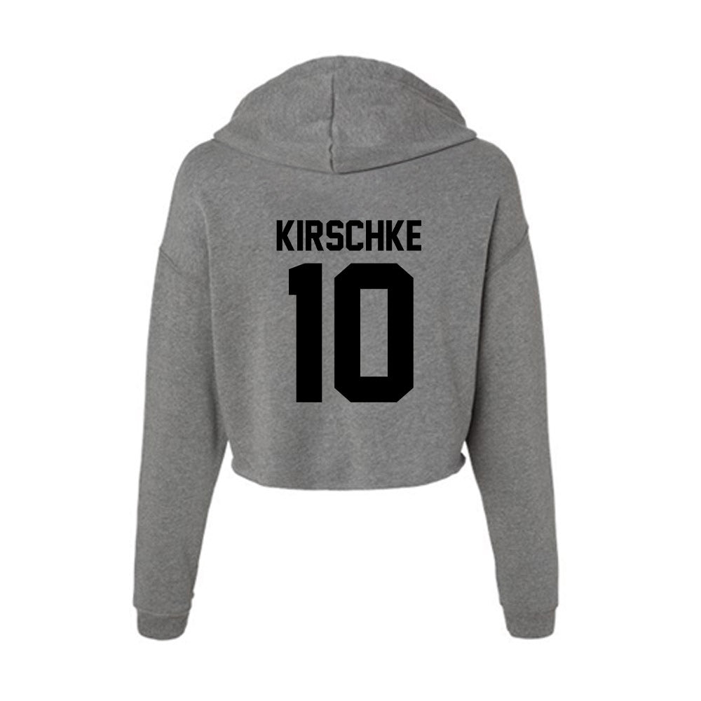 Wake Forest - NCAA Football : Gabe Kirschke - Women's Crop Fleece Hoodie-1