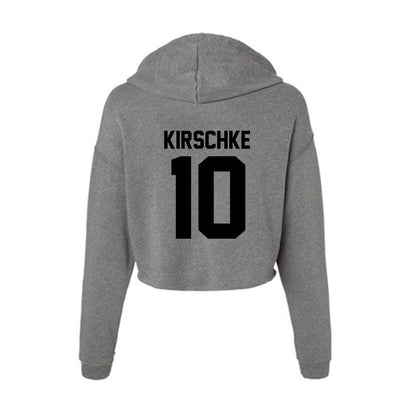 Wake Forest - NCAA Football : Gabe Kirschke - Women's Crop Fleece Hoodie-1