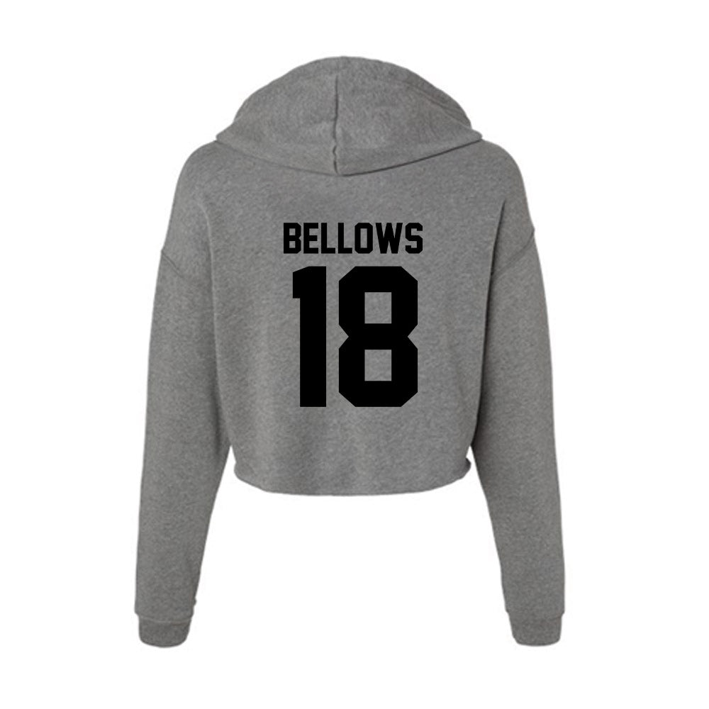 Wake Forest - NCAA Women's Volleyball : Becca Bellows - Women's Crop Fleece Hoodie-1
