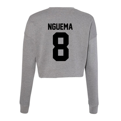 Wake Forest - NCAA Men's Soccer : David Nguema - Women's Cropped Crew Fleece-1
