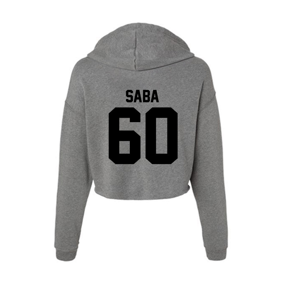 Wake Forest - NCAA Football : Will Saba - Women's Crop Fleece Hoodie-1