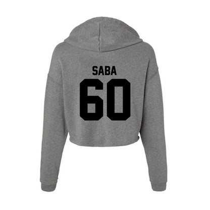 Wake Forest - NCAA Football : Will Saba - Women's Crop Fleece Hoodie-1