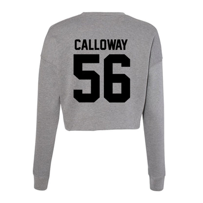 Wake Forest - NCAA Football : Ethan Calloway - Women's Cropped Crew Fleece-1