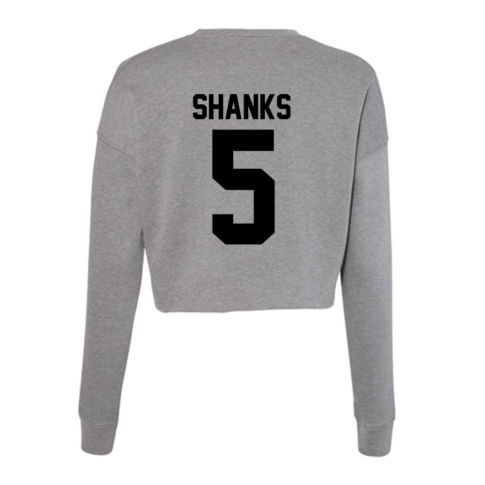 Wake Forest - NCAA Football : Kam Shanks - Women's Cropped Crew Fleece-1