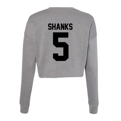 Wake Forest - NCAA Football : Kam Shanks - Women's Cropped Crew Fleece-1