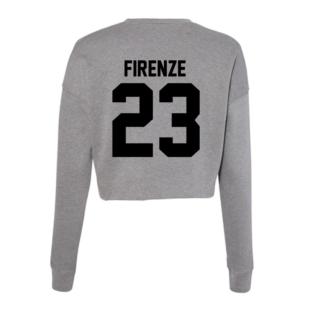 Wake Forest - NCAA Football : Vincent Firenze - Women's Cropped Crew Fleece-1
