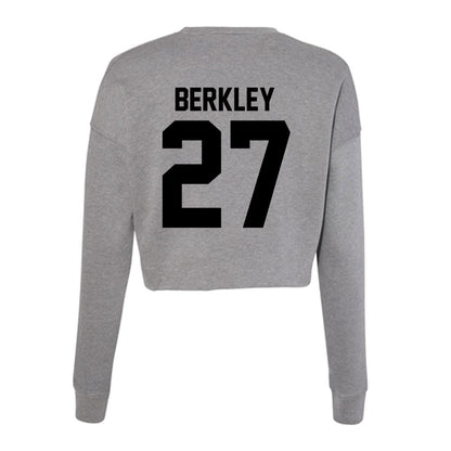 Wake Forest - NCAA Men's Soccer : Copeland Berkley - Women's Cropped Crew Fleece-1