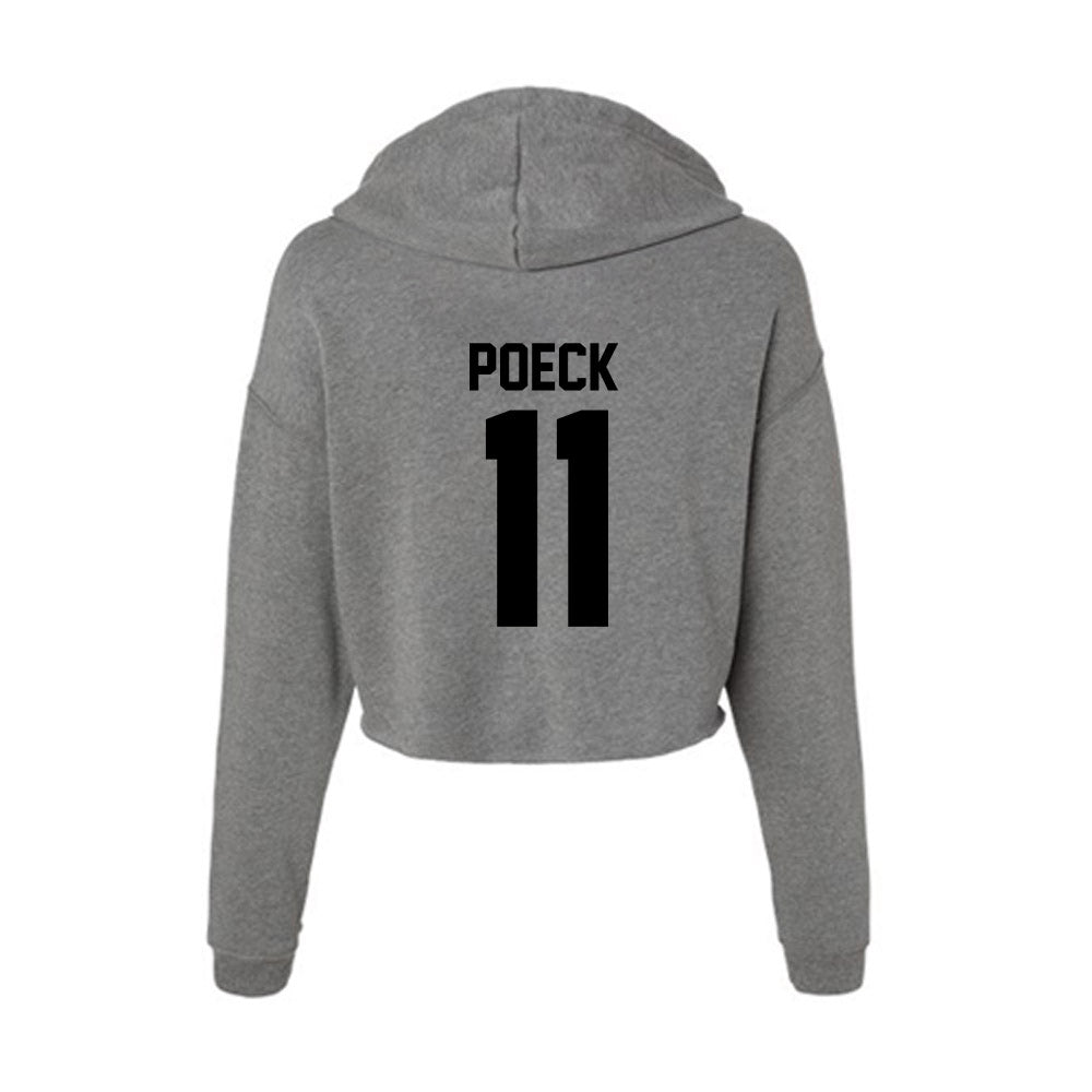 Wake Forest - NCAA Women's Volleyball : Sadie Poeck - Women's Crop Fleece Hoodie-1